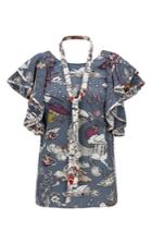 Dorothee Schumacher Fantastic Journey Flutter Blouse