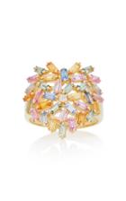 Suzanne Kalan 18k Yellow-gold And Diamond Pastel Heart Ring