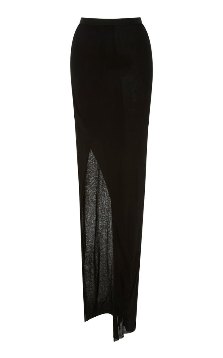 Rick Owens Lilies Jersey Maxi Skirt