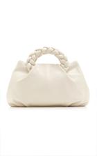 Hereu Bombon Large Braided Leather Top Handle Bag