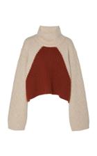Khaite Marianna Two-tone Cashmere Sweater