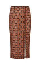 Moda Operandi Rotate London Printed Georgette Pencil Skirt