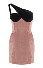 Rasario Pink Sequin Mini Dress