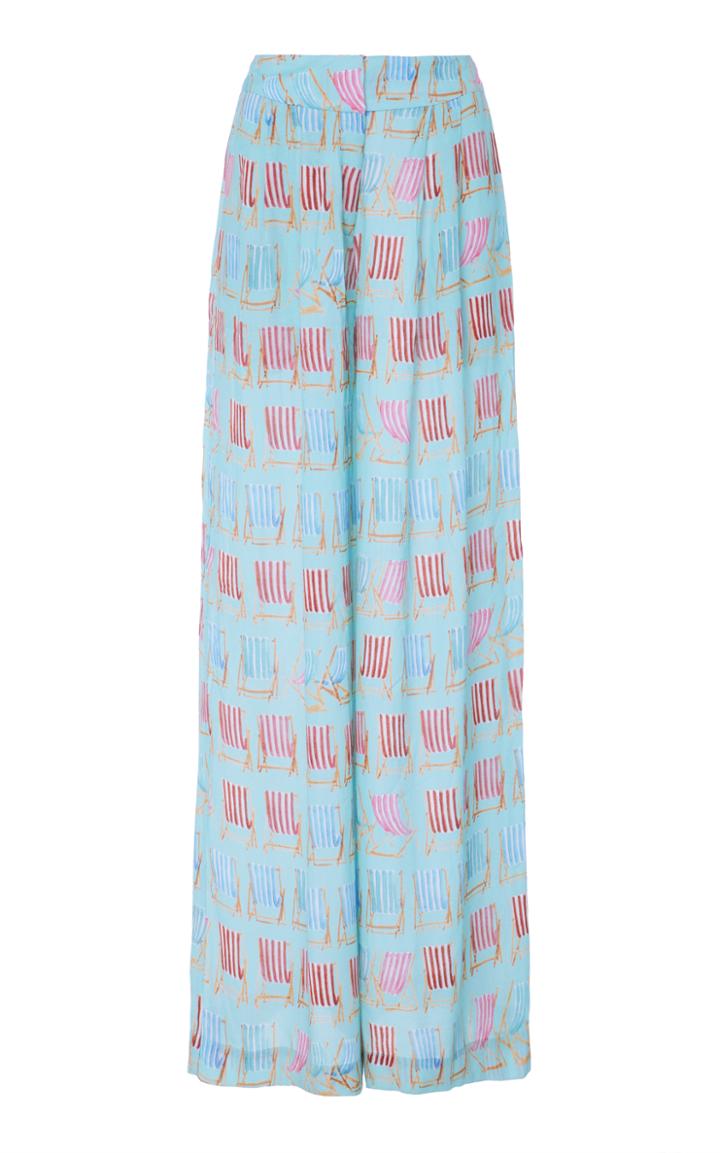 Patbo Beach Chair Print Wide Leg Pant