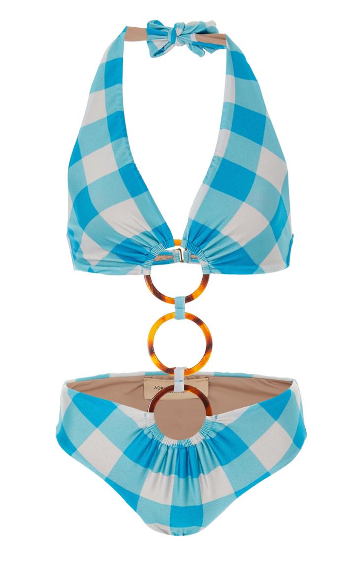 Adriana Degreas Hoop Front One Piece Swimsuit