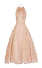 Maticevski Lace Flower Silk Gown