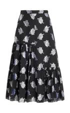 Moda Operandi Erdem Gaura Floral Midi Skirt