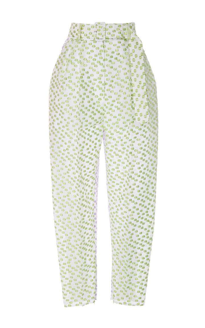 Delpozo Textured High Waisted Trousers