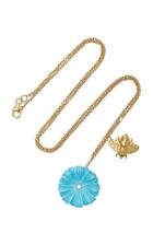 Brent Neale Wildflower & Bee Charm Necklace