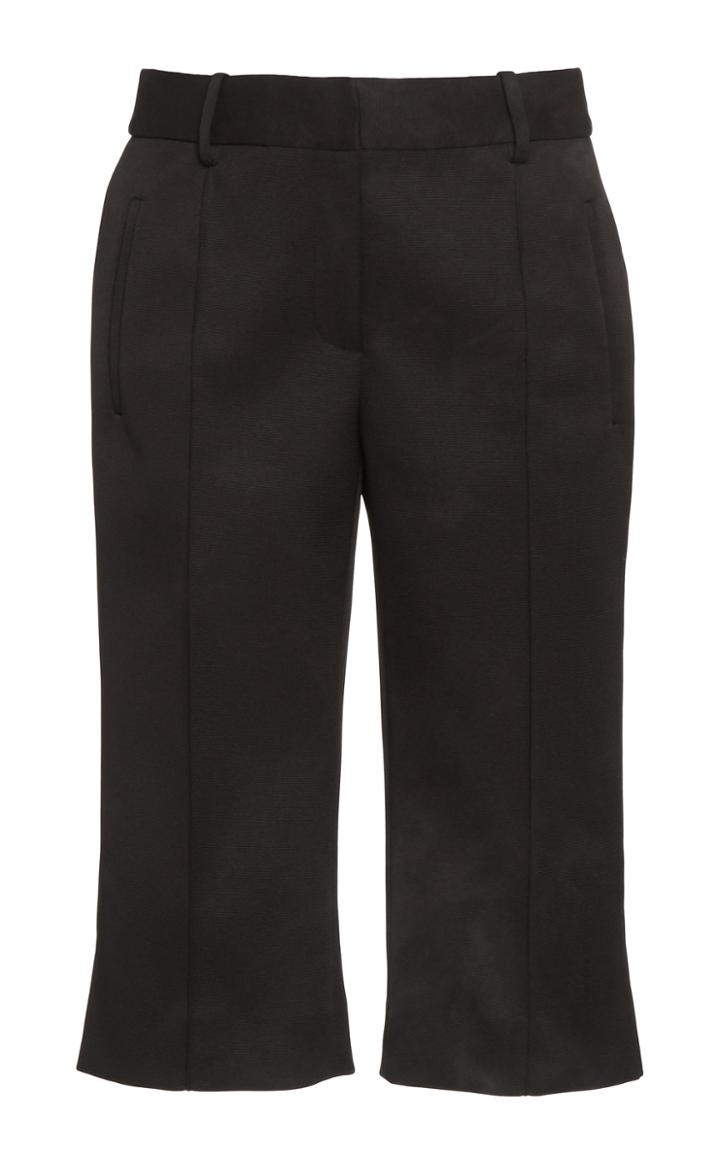 Moda Operandi Khaite Nicole Pedal Pusher Crepe Shorts