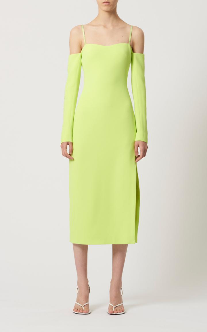 Moda Operandi David Koma Crepe Off-the-shoulder Midi Dress