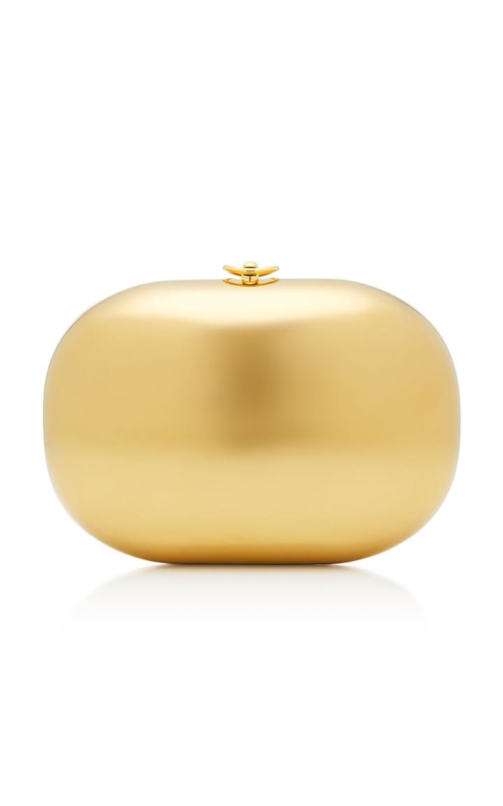 Jeffrey Levinson Elina Electric Mirrored 18k Gold Shoulder Bag