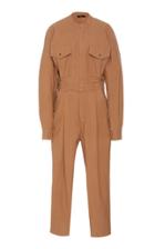 Bassike Oversized Cotton Sateen Jumpsuit