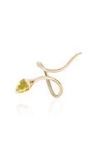 Fernando Jorge Sprout Diamond, Lemon Quartz 18k Yellow Gold Ring