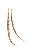 Marni Pheasant Feather Earrings
