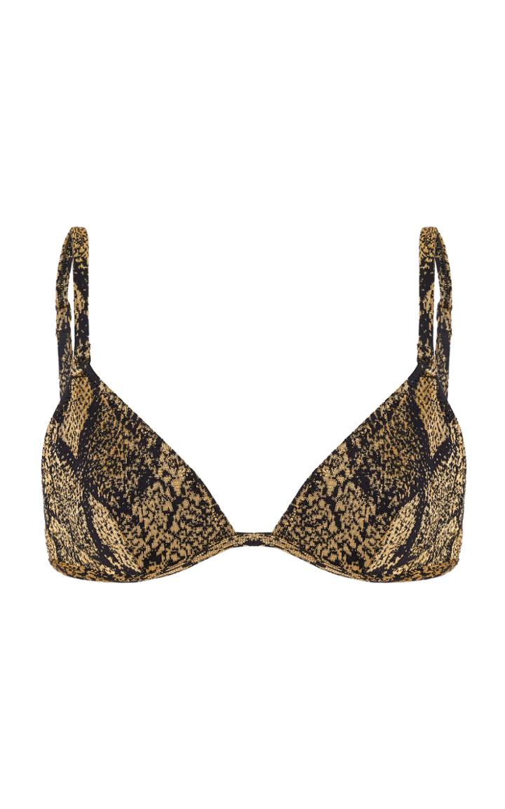 Solid & Striped Lulu Printed Bikini Top Size: Xs