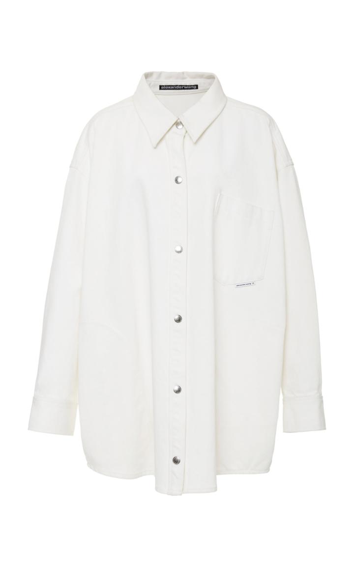 Alexander Wang Kendall Oversized Cotton Jacket