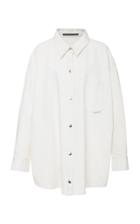 Alexander Wang Kendall Oversized Cotton Jacket