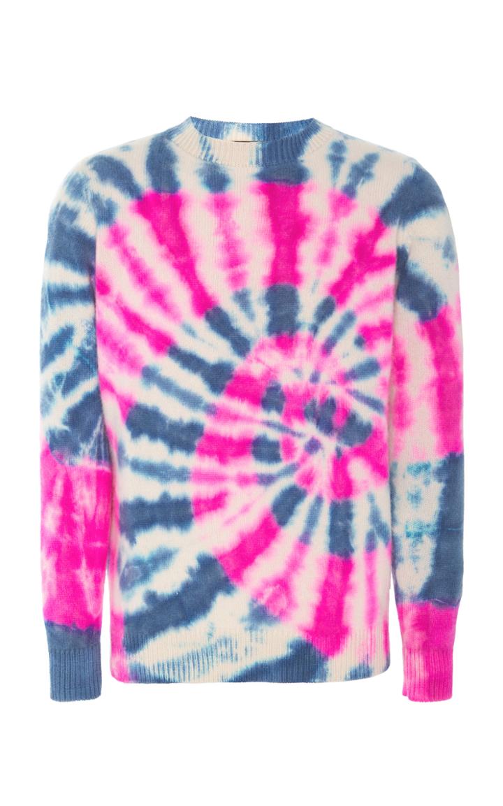 The Elder Statesman Exclusive Prism Tie-dye Cashmere Sweater