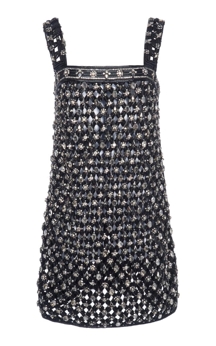 Moda Operandi Dolce & Gabbana Sleeveless Embellished Mini Dress