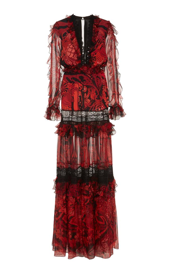 Zuhair Murad Kyogen Tiered Dress