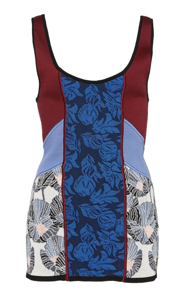Etro Patchwork Jersey Tank Top
