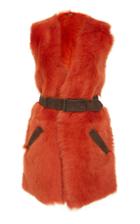 Alberta Ferretti Shearling Vest
