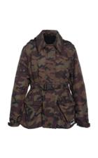 Miu Miu Camouflage Buckle Waist Jacket