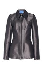 Mugler Tailored Metallic Collared Jacket