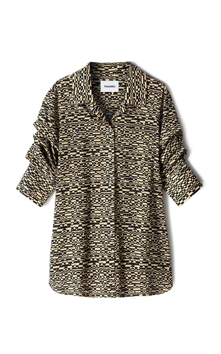 Moda Operandi Nanushka Anemone Printed Cotton Shirt
