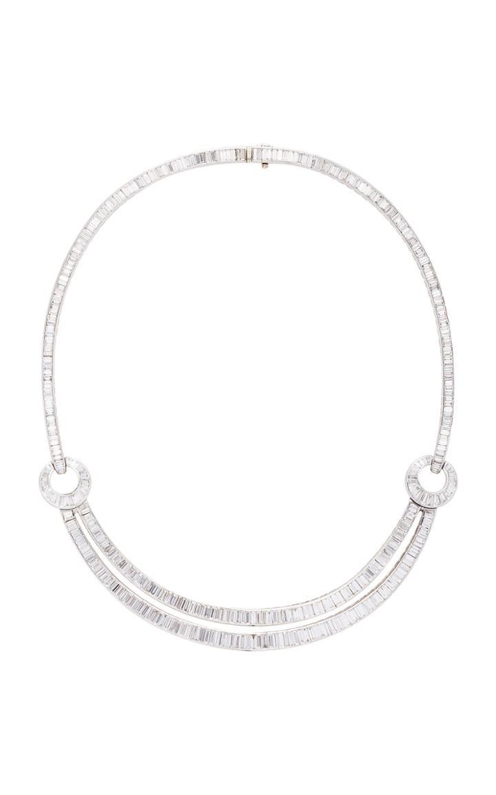Bayco Interchangable Diamond Necklace With Sapphire And Ruby Links