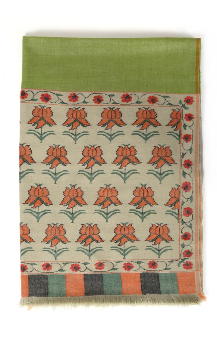 Kashmir Loom Kani Nilfufer Palledar Shawl