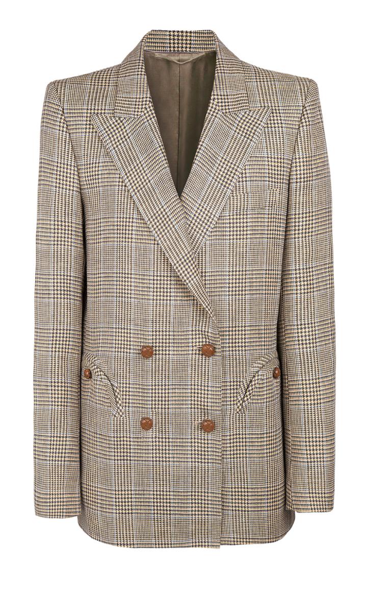 Moda Operandi Blaz Milano Merit Double-breasted Wool-linen Blazer