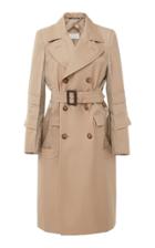 Maison Margiela Double Breasted Cotton Trench Coat