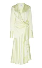 Acler Loftin Drape Midi Dress