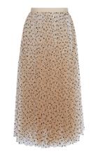 Khaite Elisabetta Tulle Dot Skirt
