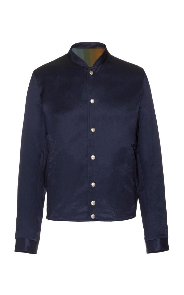 Lanvin Reversible Satin Bomber