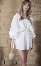 Moda Operandi Joslin Adalylia Linen Playsuit