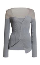 Jacquemus Le Cardigan Ribbed Cotton-blend Sweater