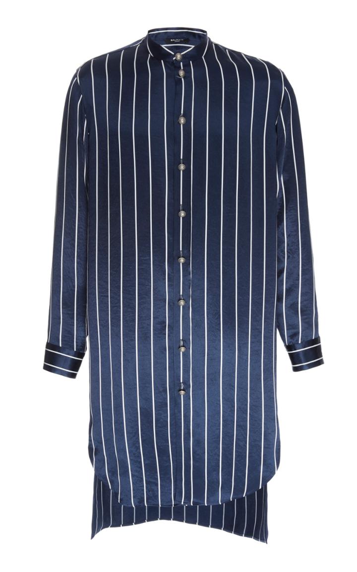 Balmain Long Striped Shirt