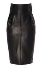 Moda Operandi Alexandre Vauthier High-rise Leather Pencil Skirt Size: 34
