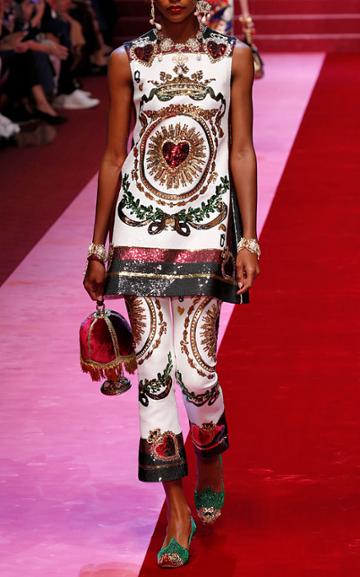 Dolce & Gabbana Sleeveless Embellished Tunic