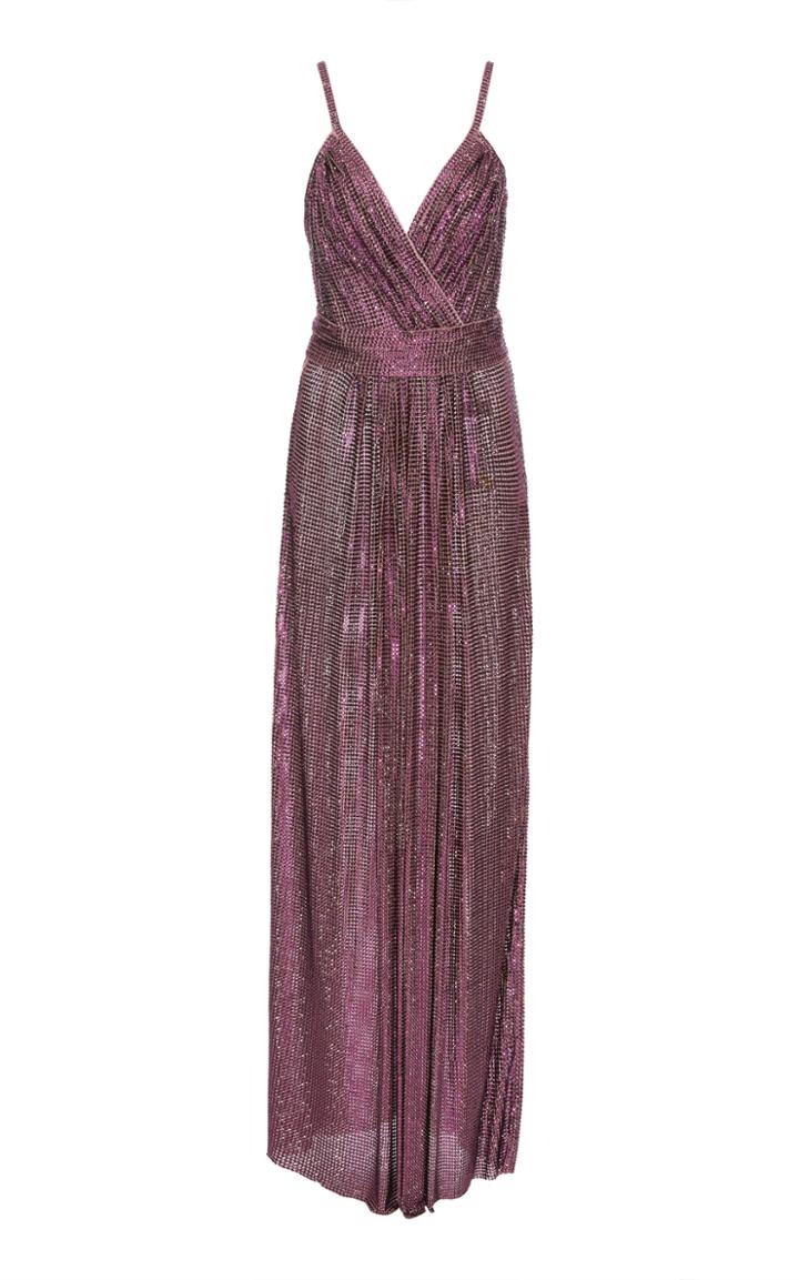 Dolce & Gabbana Sequin Wrap Gown