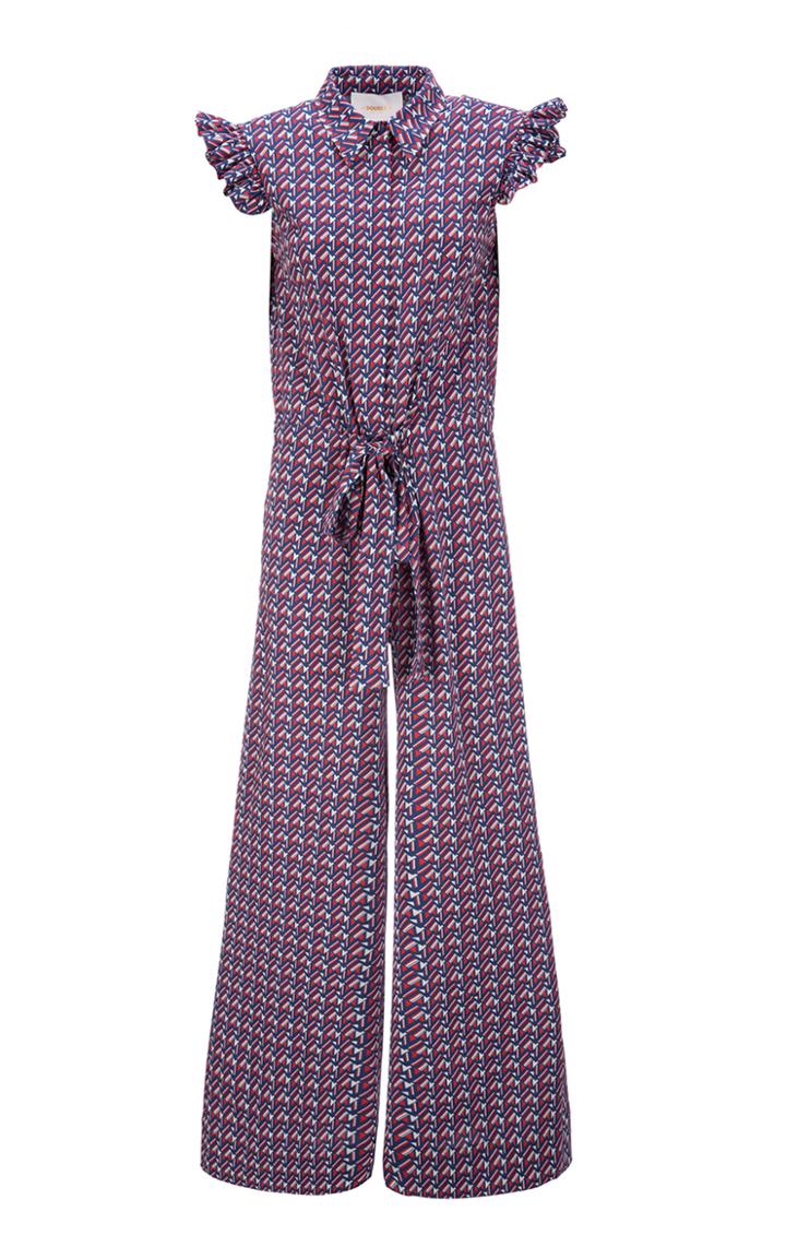 La Doublej Printed Wide Leg Jumpsuit