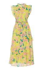 Moda Operandi Banjanan High Neck Ruffled Bella Dress Size: M