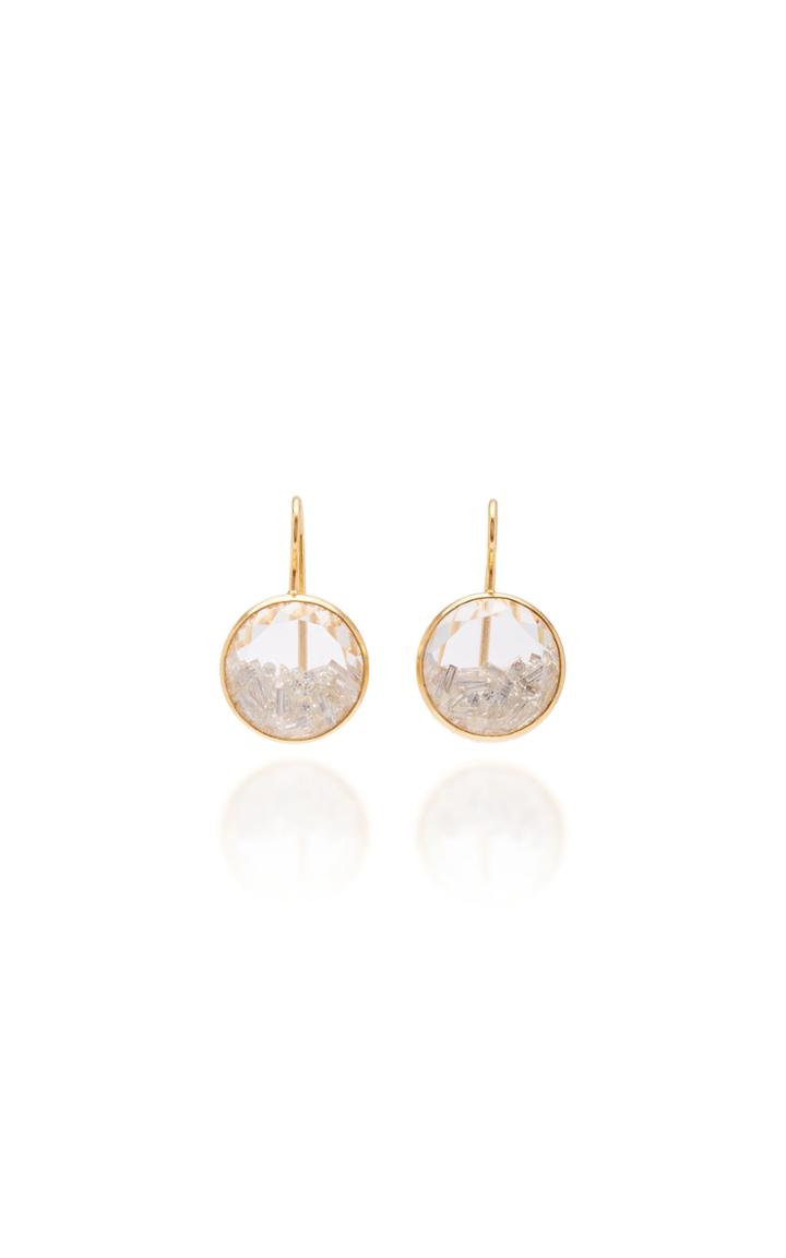 Moda Operandi Moritz Glik 18k Yellow Gold Diamond Shaker Core Earrings