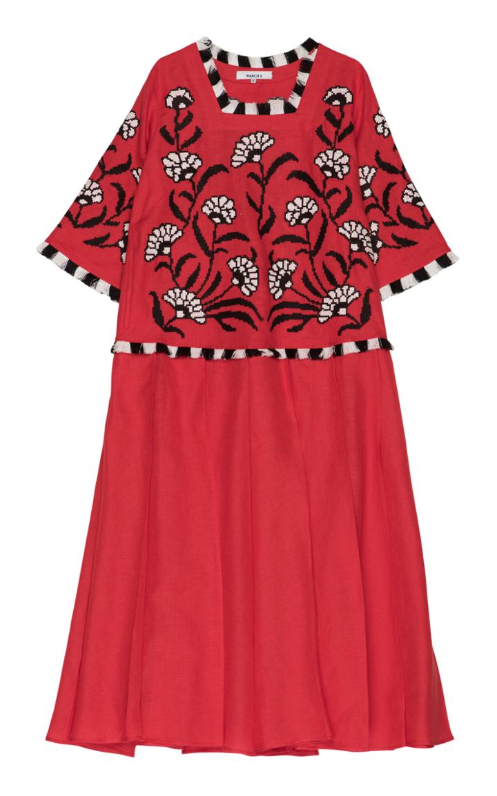 March11 Flower Of Life Maxi Dress
