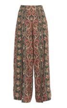 Emilia Wickstead Pacifica Floral-print Silk-wool Pants