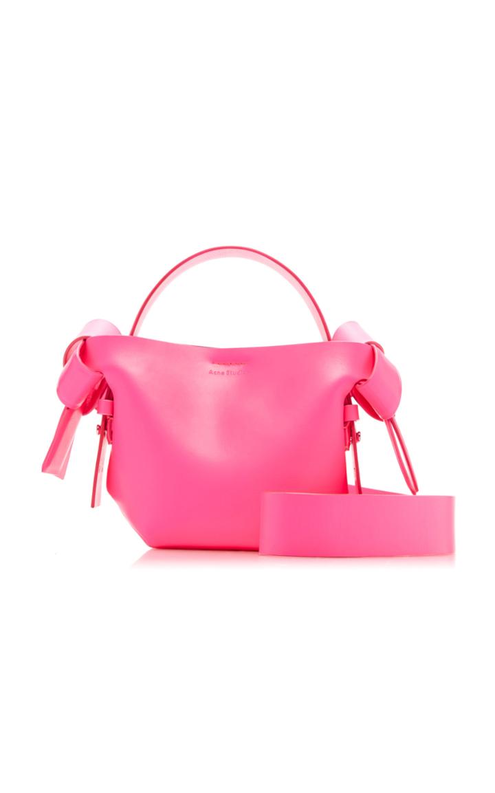 Acne Studios Musubi Knotted Leather Shoulder Bag
