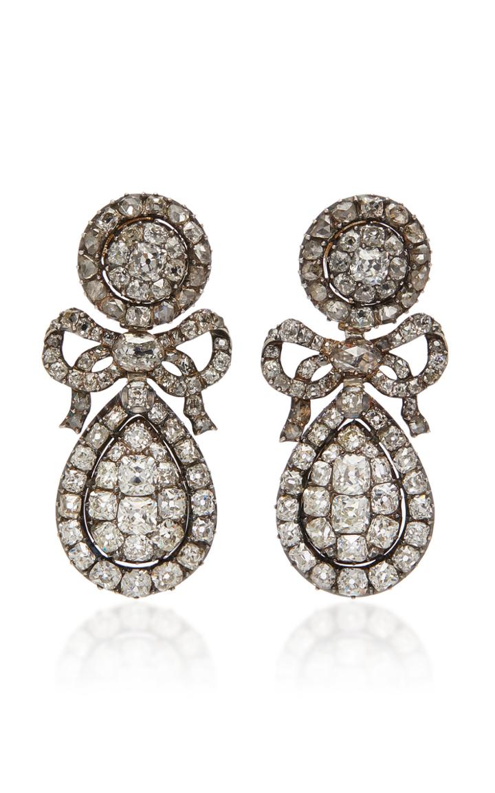 M'o Vintage One-of-a-kind Diamond Earrings